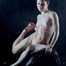 199 - Pedro del Toro - Stretching - Oleo sobre lienzo - 130 x 97