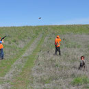 Cota steady to release, sons Michael and Nick at the shot