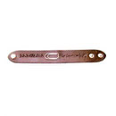 Lederarmband mit Spruch