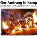 Fantômes de Flammes bei der Kemptner Shopping Night
