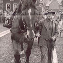 20_2714_Stennert Brücke  Eröfnung  Gustav Hotschmit mit Pferd (WR) 30 Mai 1959