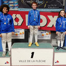 Podium M11 avec Maël, Mathys et Anicet