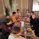 et repas au gîte avec les amis d'Angers Sco