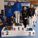Podium M13 avec Manon et Jade