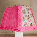 silk organdy, pyramid shape, lamp shade