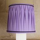 abat jour classic, cotton, mauve 