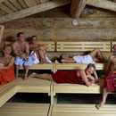 Fitness-Oase Regen: Blockhaussauna