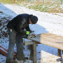 Tür wird gebaut