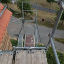 Blick vom Gerüst