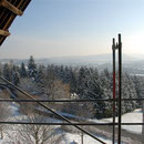 Blick vom Dachboden nach Osten