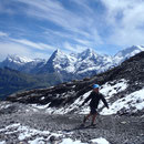 Eiger, Mönch und Jungfrau im Hintergrund