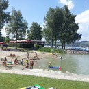 Sandstrand im Campingplatz