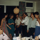 Février 1988 - Invitation d'Aicha Macé et Claire Leynaud