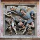 Détail du petit toit d'or