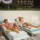 A la piscine du Président
