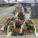 Frisches Grab Erich Reck  - Friedhof Steinhausen