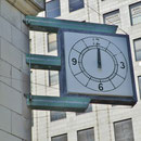 View of Corner Clock at 10th and O street