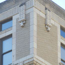 View of Architectural Details at roof-line