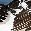 Searching and finding different ways to leave Askja. Here: Tanni.
