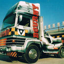 Décoration de camion de cascadeur à l'aérographe