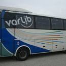 Décoration de bus adhésif charte VARLIB