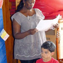 In kisuaheli las Frau Hederich