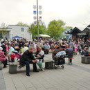 Schon um die Mittagszeit war der Platz gut besucht