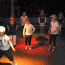 Die Gruppe "honey bunnies" mit ihrem Tanz