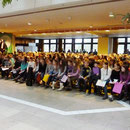 Weihnachtsfeier in der Aula der Mittelschule Heuchelhof