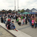 Trotz des "durchwachsenen Wetters" war der Festplatz sehr gut besucht