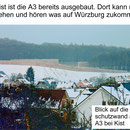 Die Kister Schallschutzwand ist nicht nur häßlich, sondern laut Anwohner auch nur bedingt wirksam
