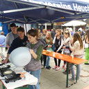Beliebt und heiß begehrt: Die frisch gebackenen Waffeln vom Spielhaus