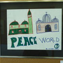 Der Asylbewerber Nigeri gab seinem Bild den Namen: "Peace World"