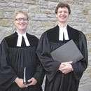 Foto: G. Selbach, Pfarrer Max v. Egidy und Vikar Gottfried Kaeppel