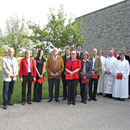 Einzug der Kirchenvorsteher, Dekane, Pfarrer u. Gäste zum Festgottesdienst