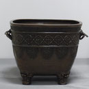 A20．蝋型鋳造 火鉢（二上元威） - 高岡銅器展示館