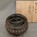横山豊介作 飾香炉 唐獅子 九谷焼 共箱　C458　NT5 横山豊介作 飾香炉 唐獅子 九谷焼 共箱 C458 NT5
