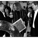 Mit Minister Joachim Rippel und Jo Leinen