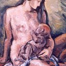 1984 - MATERNIDAD (116x89cms.)