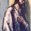 1990 - MEDITACIÓN DE JESÚS (41x24cms.)