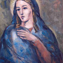 1998 - VIRGEN AZUL (46x38cms.)