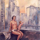 2005 - MATERNIDAD EN LA CIUDAD (81x60cms.)