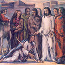 1999 - JESÚS CON EL CIEGO (81x100cms.)