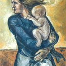1987 - MATERNIDAD (100x81cms.)