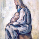 1990 - MATERNIDAD (46x38cms.)