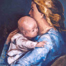 1993 - MATERNIDAD (73x60cms.)