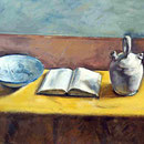 1988 - BODEGÓN 3 PIEZAS (65x92cms.)