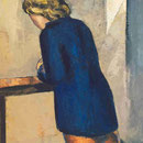 1991 - MUJER REZANDO (67x48cms.)
