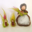 MUTTER ERDE UND IHRE BLUMENKINDER- FILZ MIT HERZ