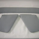 Seitliche und hintere Blenden für einen Citroen DS mit original Material neu bezogen.